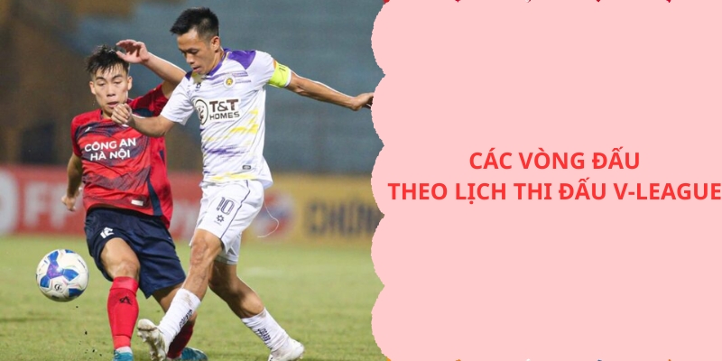 Các vòng đấu theo lịch thi đấu V-League