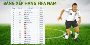 Phân tích bảng xếp hạng FIFA nam mới nhất
